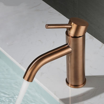 Golpecito de mezclador de acero inoxidable de la manija del cuarto de baño del grifo del lavabo del ODM del OEM solo