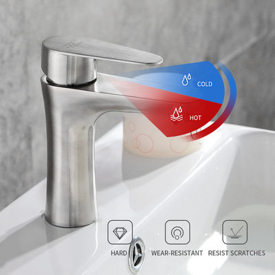 Grifo caliente y frío de la pequeña cintura del hogar inoxidable del grifo de la sala de estar 304