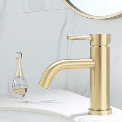 Acero inoxidable pulido 1.5 GPM Cuenca con un agujero