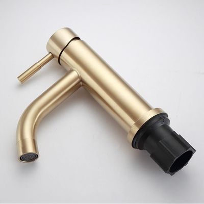 Grifo de acero inoxidable resistente a la corrosión fuerte del lavabo fácil limpiar y mantener