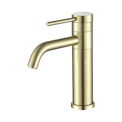 Grifo de acero inoxidable resistente a la corrosión fuerte del lavabo fácil limpiar y mantener