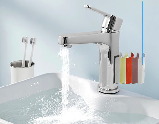 Grifo de acero inoxidable del lavabo del chalet del apartamento ningún olor o problemas el nublarse