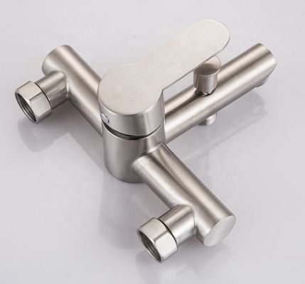 2.2 GPM Montaje en la pared Grifos de acero inoxidable para el baño