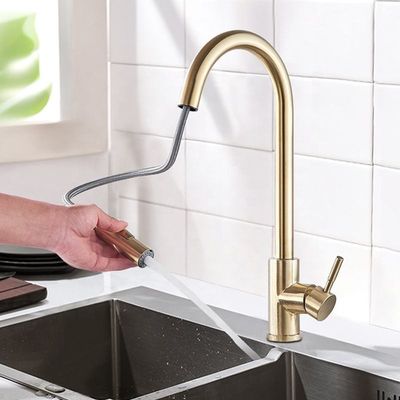 Desgaste resistente a la corrosión de acero inoxidable del grifo de la cocina del OEM - a prueba de ácido resistente