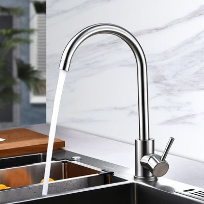 Grifos calientes y fríos del grifo de acero inoxidable de la cocina del ODM del OEM de la cocina