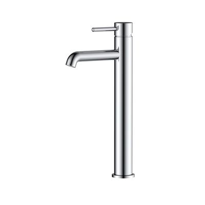 Grifo caliente del solo de la palanca de la resistencia del álcali mezclador del lavabo y frío de acero inoxidable
