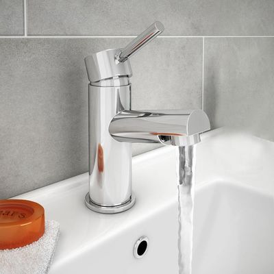 Protección del medio ambiente que pule larga vida caliente y fría del mezclador del lavabo