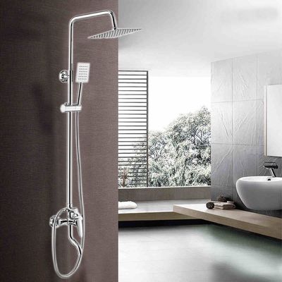 El grifo de acero inoxidable contemporáneo del soporte de la pared fijó sin plomo resistente de la suciedad